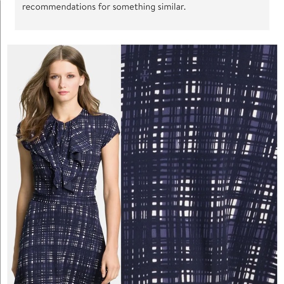 {TORY BURCH} ‘Clementine’ Plaid A-Line Dress - Picture 2 of 5